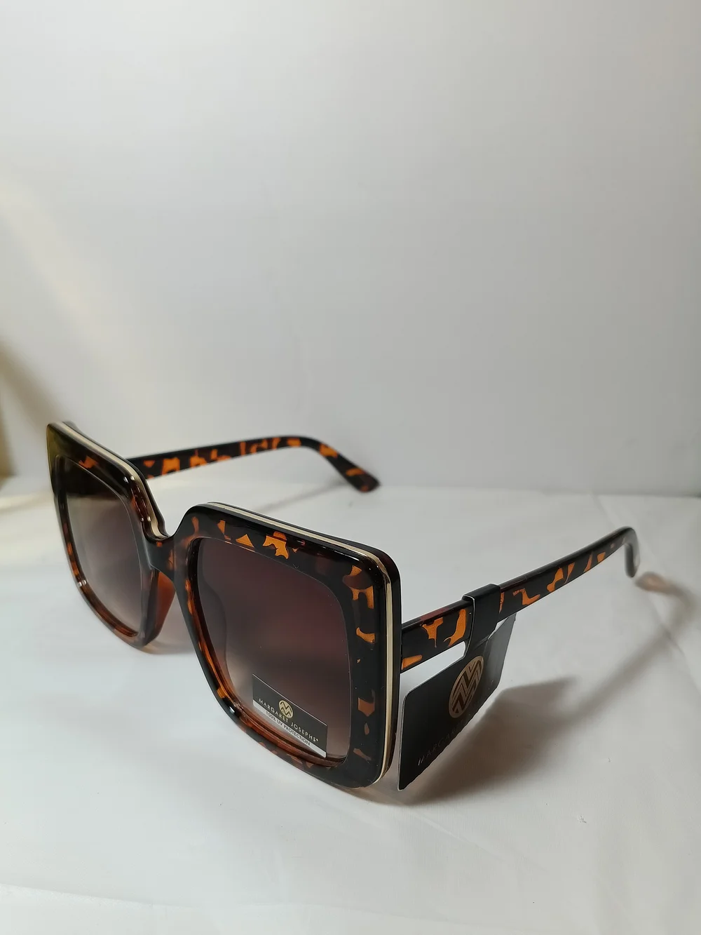 Margaret Josephs Women's Designer Square Sunglasses 100% UV Protection NWT